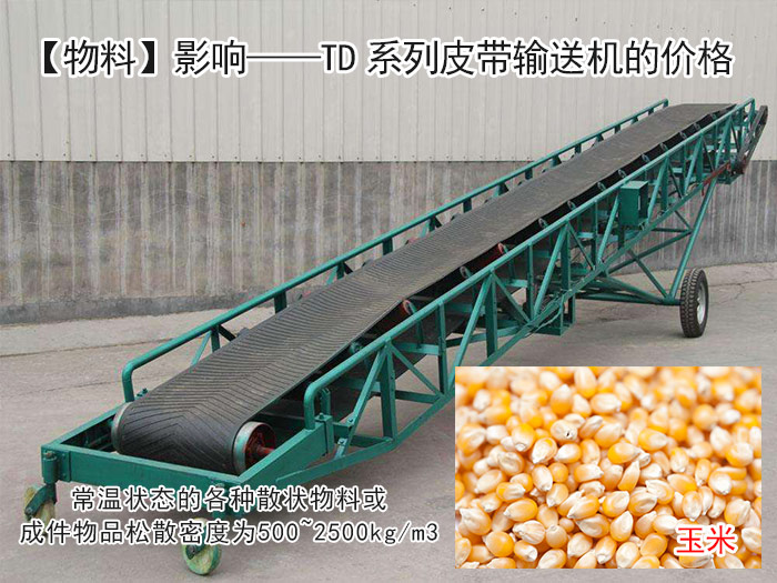 td系列皮帶輸送機(jī)價格